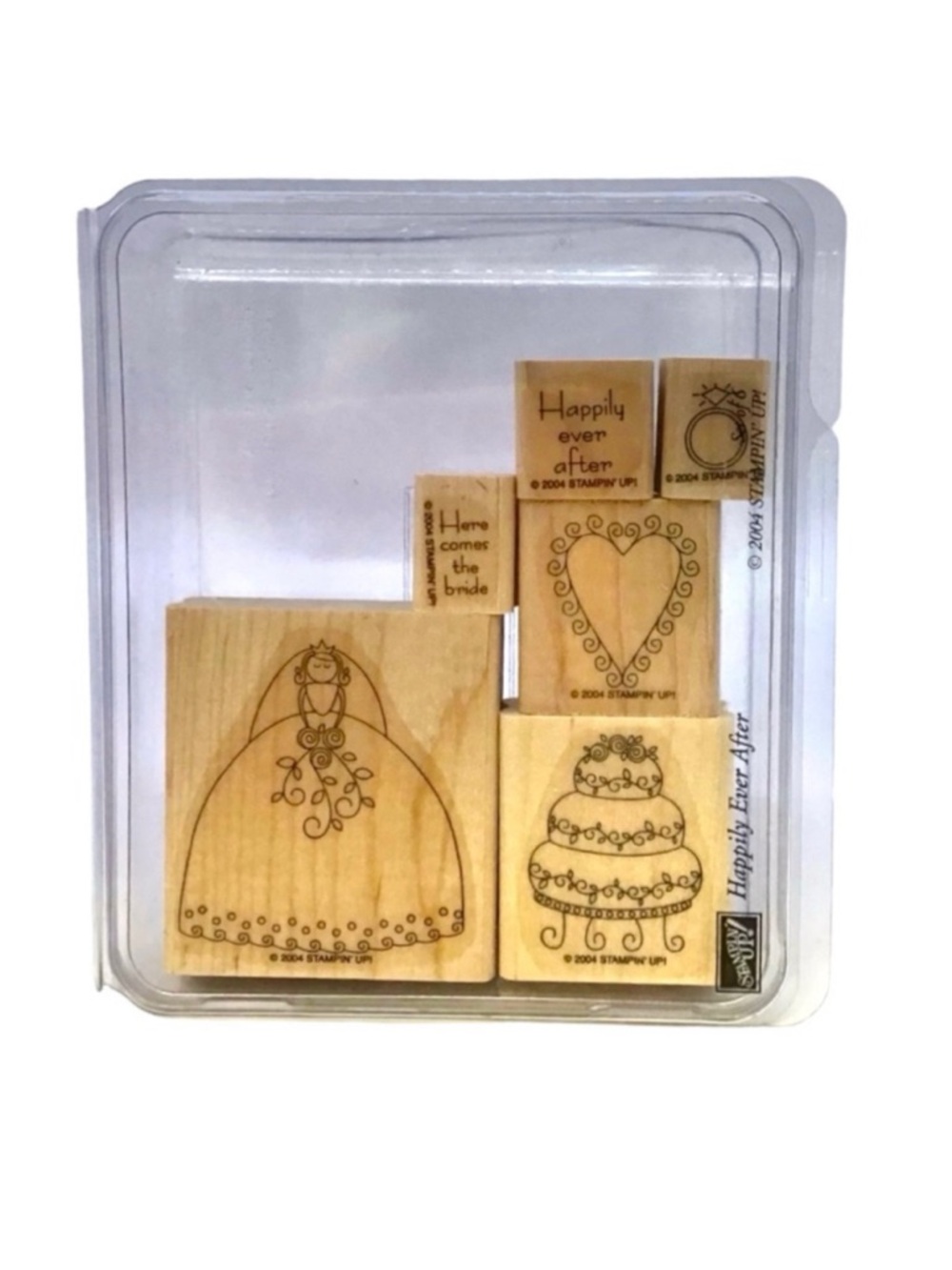Stampin’ Up! 2004 “Happily Ever After” Rubber Stamp Set